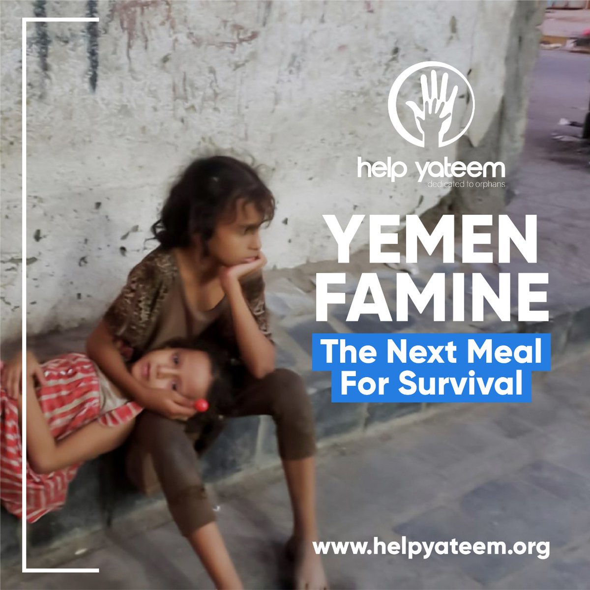 HelpYateem's tweet photo. Yemen are currently experiencing a famine and one of the most severe humanitarian crises. 

✅ With your help, families can receive urgent support with food and other necessities. 

Let’s not make Yemen go through it alone

Donate and read more  on https://t.co/XtmBvvVRa8 https://t.co/mYWa0eZPh7