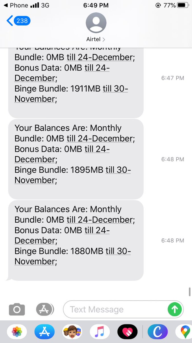 ms__debbz's tweet photo. @AirtelNigeria @airtel_care can you come and explain this to me. I don’t have any open apps o. I’m just dialing *140#. So this is how you guys just drain data. After draining my remaining 644GB in 20mins. Note the time before you respond with any stupid automated reply. https://t.co/ArNQxvVJX8