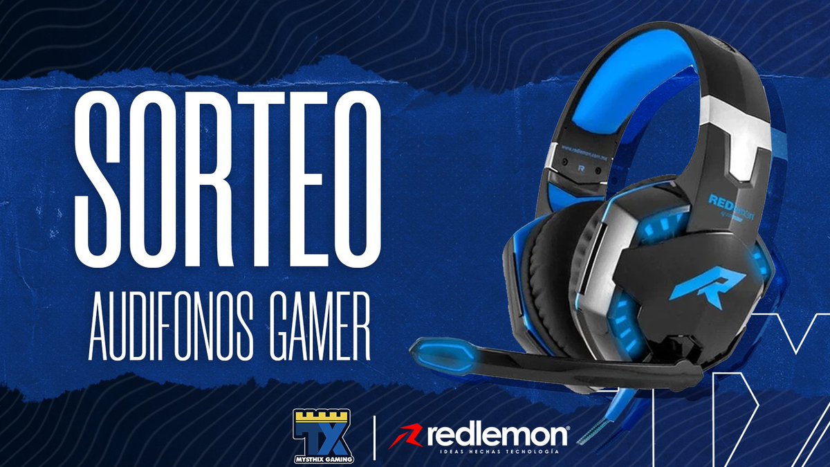 #Sorteo🥳

Redlemon nos ha mandado unos AUDÍFONOS GAMER para sortear🎧

Para participar debes de:
-Seguir a <a href="/redlemon_mx/">Redlemon</a>, <a href="/mysthixgaming/">Mysthix Gaming #QuédateEnCasa</a>
-Dar ❤️ y RT 
-Etiquetar a 2 amigos👥

Recuerden que si dejan de seguir a las cuentas no podrán participar en futuros sorteos🧐

Tienen 7 días