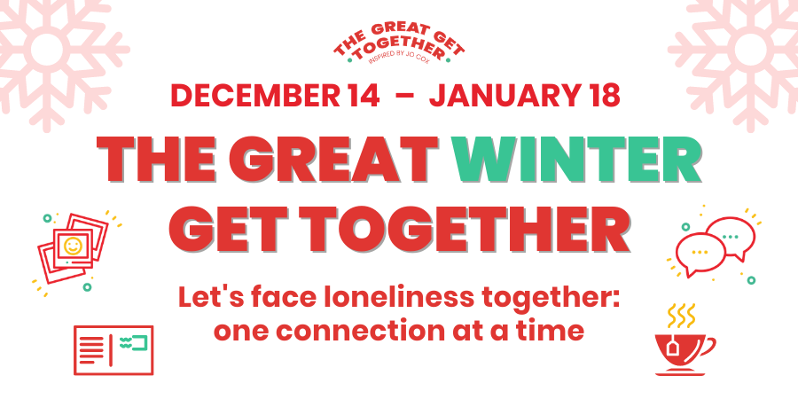 moreincommonB_S's tweet photo. Anyone can join in with the Winter @great_together😊 from @JoCoxFoundation. Just go to the website to find out how: https://t.co/07quwmInNm Keeping people #connected & stopping #loneliness this Winter☃️ Inspired by #JoCox & continued by many... #community #WinterGGT #moreincommon https://t.co/wH1FGuZOtg