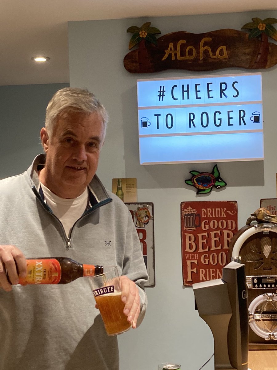 Still hard to believe that Roger has passed. Brewing genius and colleague but most of all a bloody good bloke. You left a legacy of great beers for us to cherish Hopefully you are having a few beers tonight upstairs #CheersToRoger ⁦<a href="/StAustellBrew/">St Austell Brewery</a>⁩