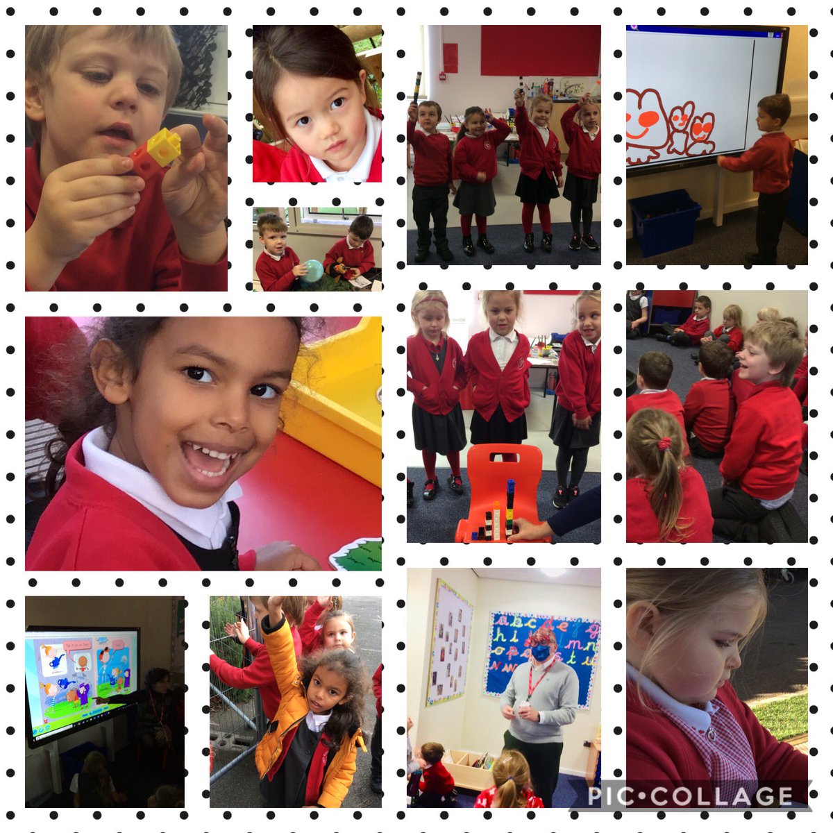 bishoptonprim's tweet photo. Reception have been looking at different ways to make 5 &amp; ordering from smallest to largest. In literacy we read about Goldilocks &amp; The 3 Bears &amp; The Gingerbread Man. We also had a visit from Mr Smith who is getting ready for Christmas! #bishoptonprimreception #mathsliteracy 🤩 https://t.co/LiDmKmg1gj