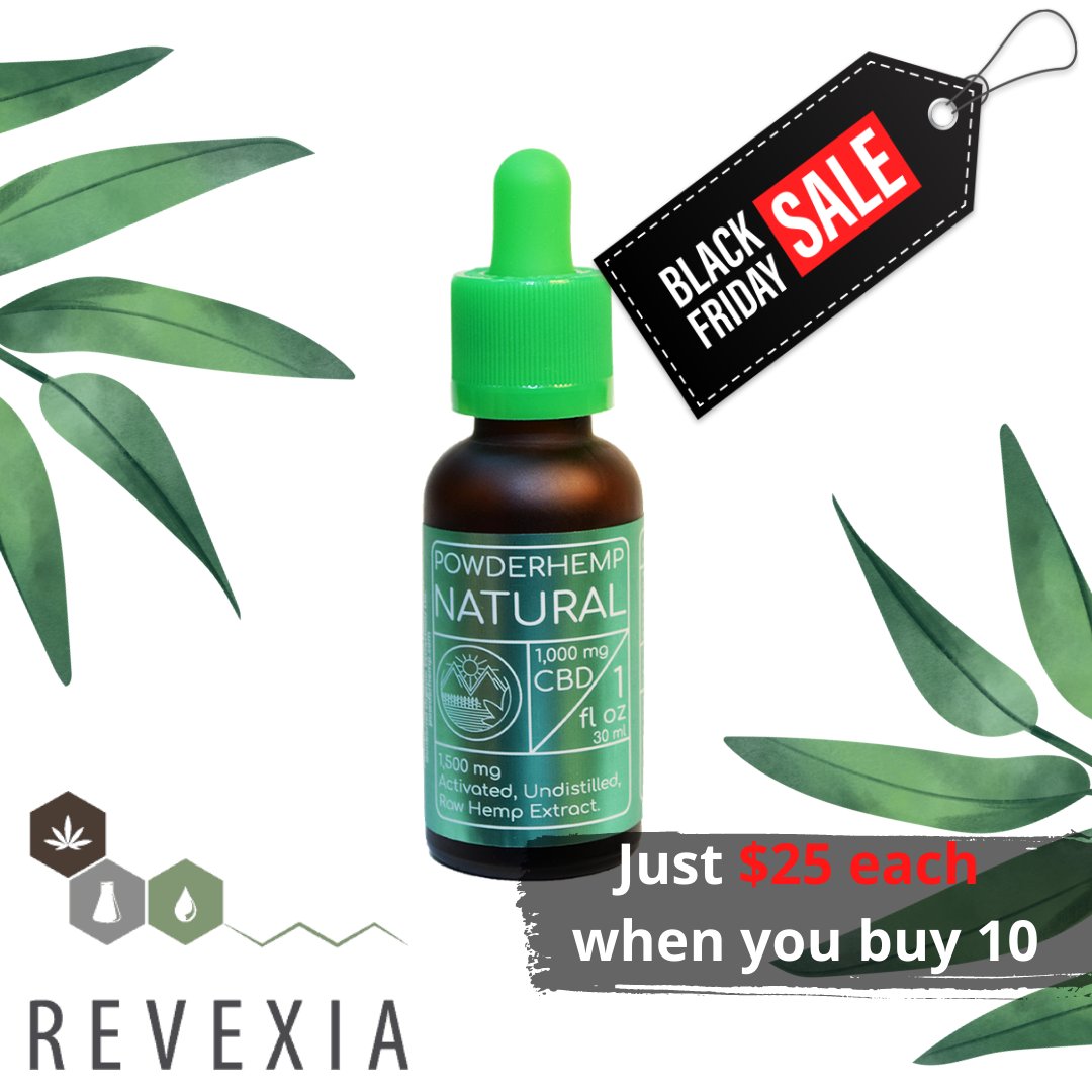 RevexiaLife's tweet photo. POWDERHEMP NATURAL CBD OIL 🌿
BLACK FRIDAY SPECIAL ⚡Just $25 each⚡ when you buy 10

Shop Now: https://t.co/xnKQAg98kb

#Blackfridaysale #blackfriday #blackfridaycbd #cbdsale #cbddeals #cbdblackfridaydeals #cbd #cbdoil #cbdoilsale https://t.co/Y7UeCHrLwJ