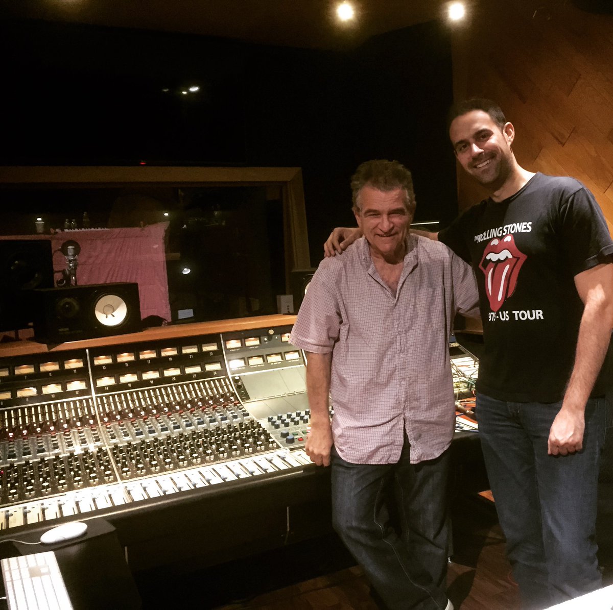 johndemena's tweet photo. #fbf recording vocals with the boss, Grammy-winner Tom Weir at his beautiful and legendary @Studiocitysound #johndemena #tomweirmusic #studiocitysound https://t.co/SJptTb9UeW