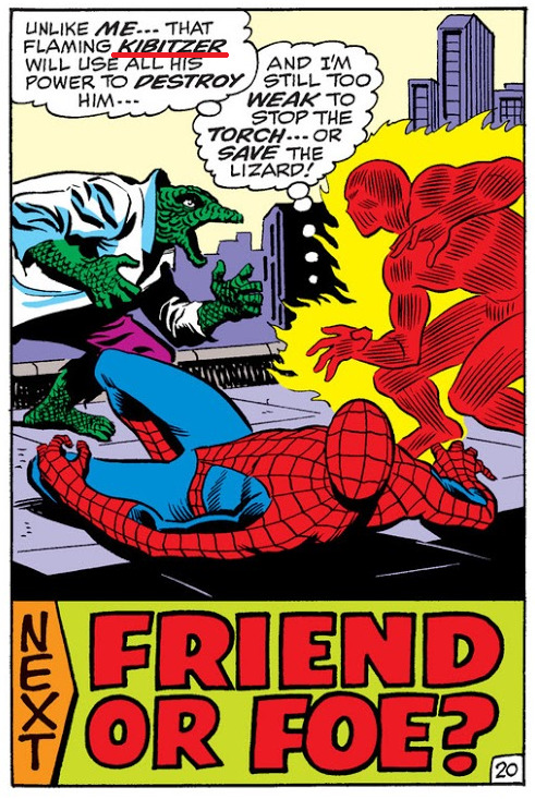 Here's some panels of Peter using Yiddish: