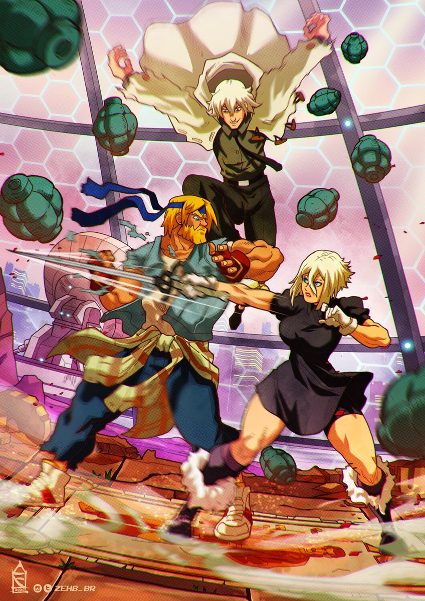 Zehb_BR's tweet image. Here&apos;s the SoR4 pic finished. Hope you like. =D