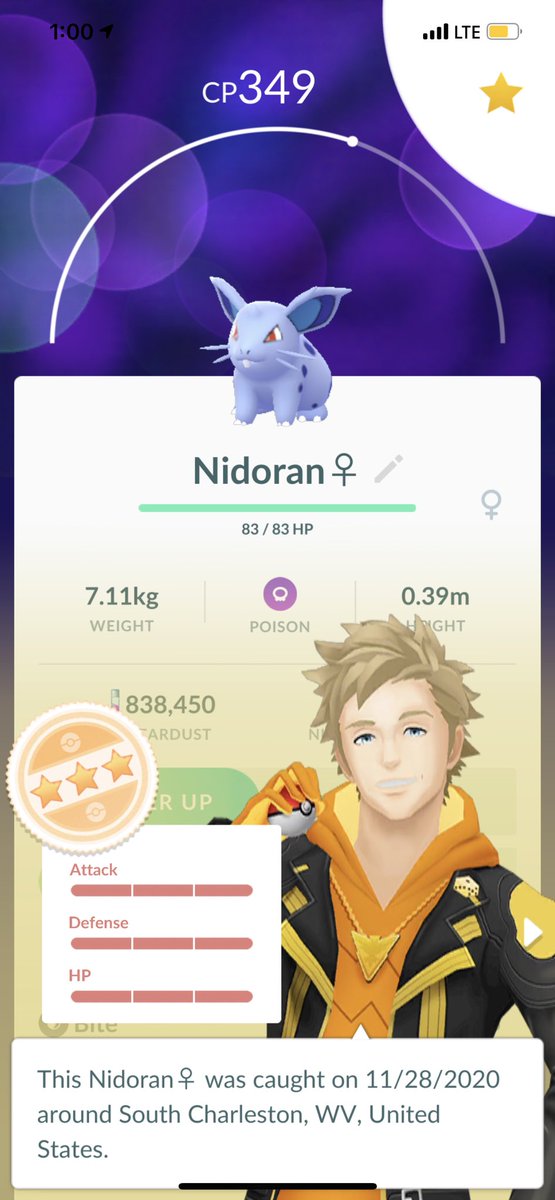 AnchoredTech's tweet image. back to back 4* hundos today. no shinies yet tho!! @PokemonGoApp @MYSTIC7 @trnrtips @REVERSALx7
