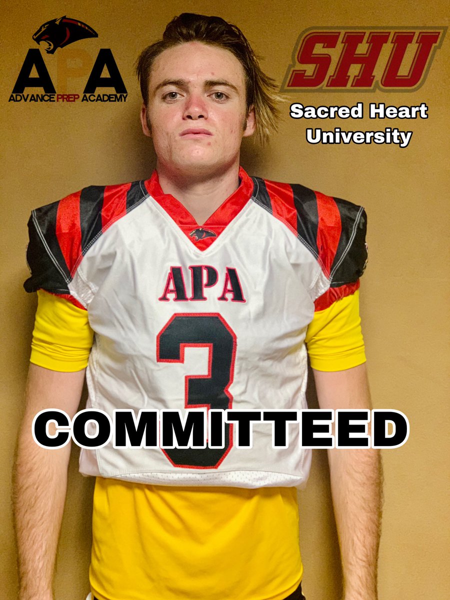 Advance Prep Academy (@advancepreppg) on Twitter photo 🚨COMMITMENT ALERT🚨
2021 APA Mid Year Transfer
Congratulations FS/DB Tyler Ford <a href="/Tyler8Ford/">Tyler Ford ‘21 🧟♂️</a> on his commitment to continue his education and college playing career at D1 FCS Sacred Heart University <a href="/SHU__Football/">Sacred Heart Football</a> 🚨COMMITMENT ALERT🚨
2021 APA Mid Year Transfer
Congratulations FS/DB Tyler Ford <a href="/Tyler8Ford/">Tyler Ford ‘21 🧟♂️</a> on his commitment to continue his education and college playing career at D1 FCS Sacred Heart University <a href="/SHU__Football/">Sacred Heart Football</a>