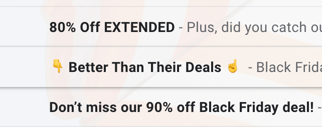 JoshJDurham's tweet photo. This subject line wins https://t.co/LvveTXbW6s
