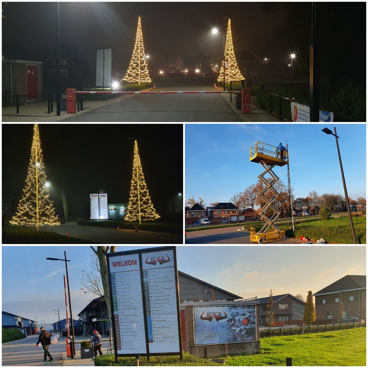 Ze staan weer hoor. Twee prachtige 🎄🎄  Wederom weer wat licht in deze donkere dagen voor de kerst  🎆