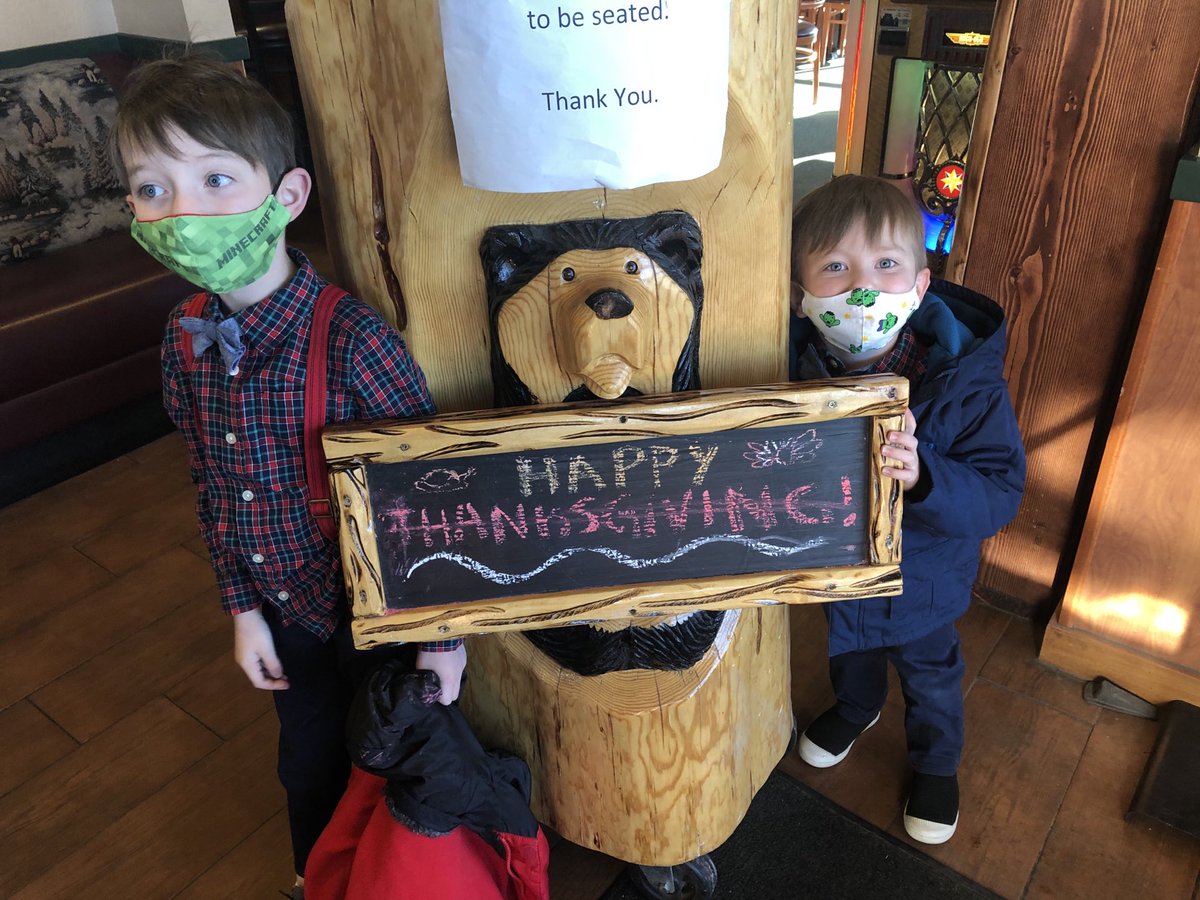 liveliketheson's tweet image. One of the best Thanksgivings ever. Missed these boys over a year! Black Bear Diner in Colorado Springs. #muchjoy ❤️❤️❤️
