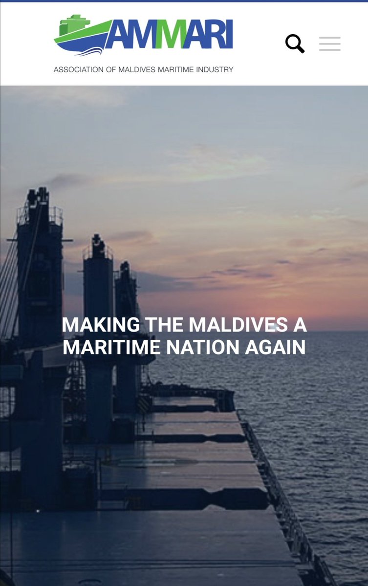 MAKING MALDIVES A MARITIME NATION AGAIN.
<a href="/Ammari_Official/">Association of Maldives Maritime Industry</a>
ammari.mv