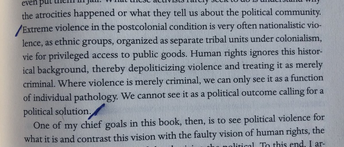Mamdani’s new book is good on the difference between settlers and immigrants, and on why the “settler colonial” and human rights approaches often mislead in treating as criminal what are political problems.