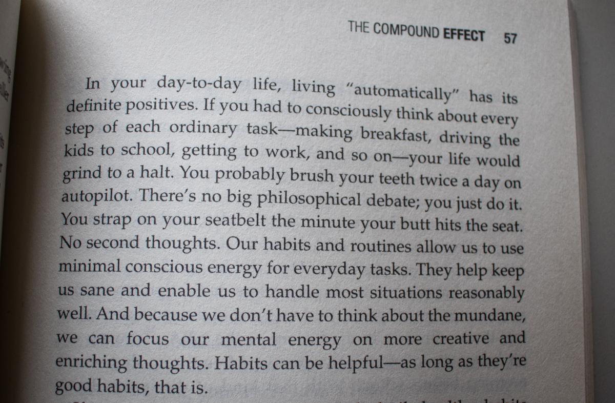 We are what we do everyday. Are the habits that you have in place leading you to your dream?
Just making one small adjustment to what you do everyday can compound and make a huge difference 5 years from now.
#Productive #ProActive #Positive #MoveForward #Habits https://t.co/DiRJh1DXYw
