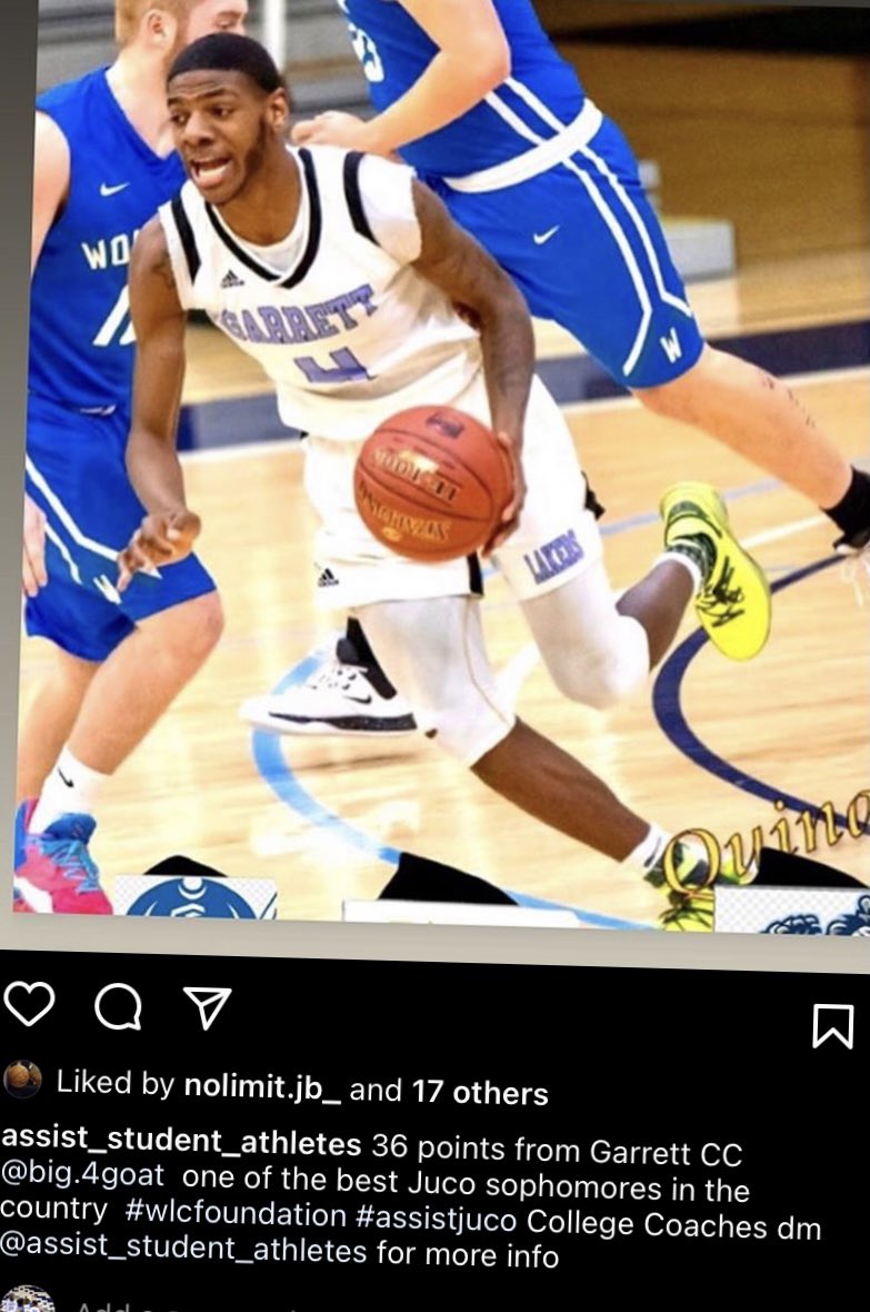 Dmonte4's tweet photo. Dmonte brown 6’4 PG/SG Garrett college #juco  Upcoming sophomore End the game with 36 points go work Every day #college #4 https://t.co/Uxp4Rpo3S5