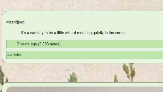 Some gems from my Vell tag on tumblr.