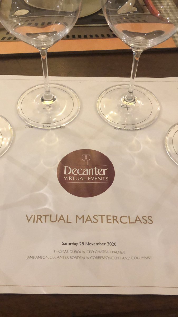 lisannemealing's tweet photo. #DecanterVMC  virtual Chateau Palmer Tasting shortly.... https://t.co/GgiX4idMJK