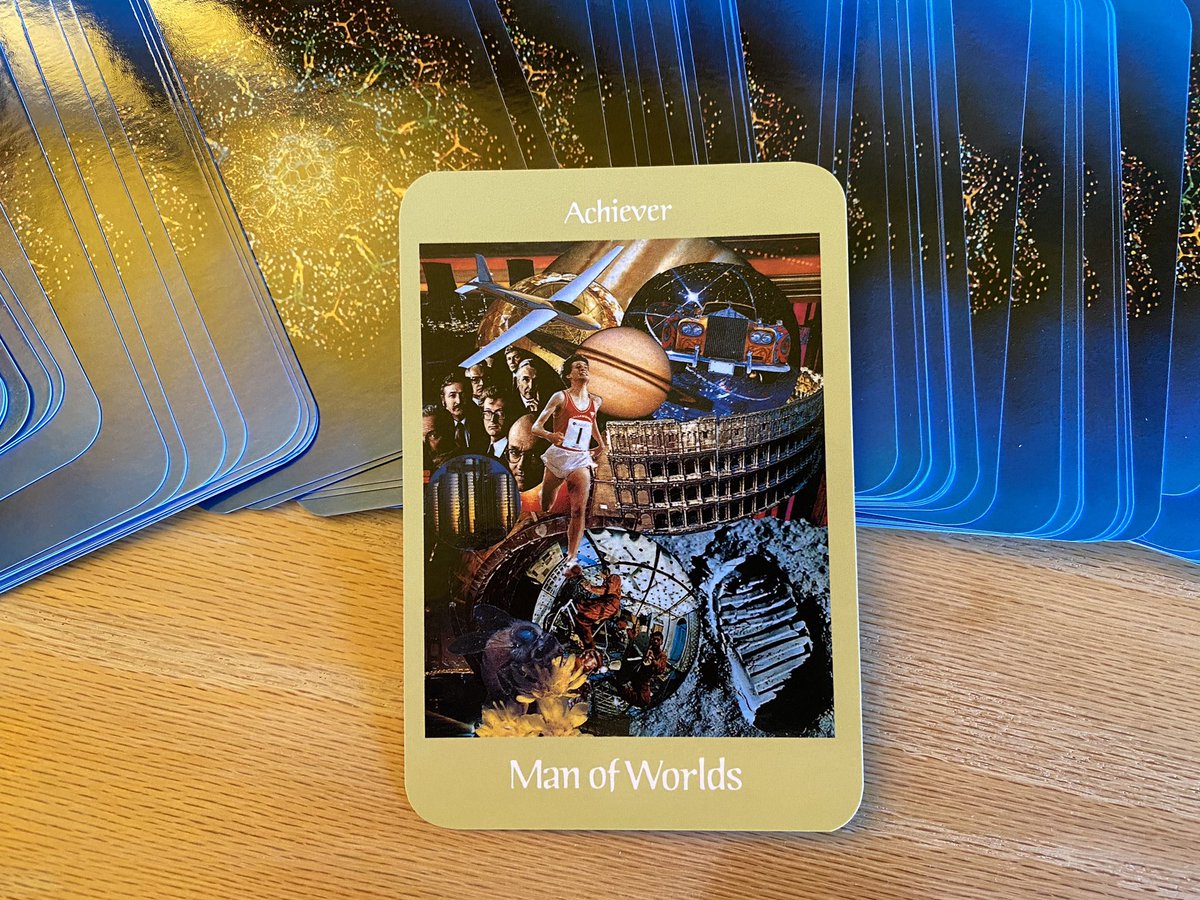 teida_sun's tweet photo. What’s it?! It’s voyager. What is good to complete my mission? 
It shows Achiever. Obituary set a goal and it works. ?!
#voyagertarot https://t.co/8ZCt3Pu0ya