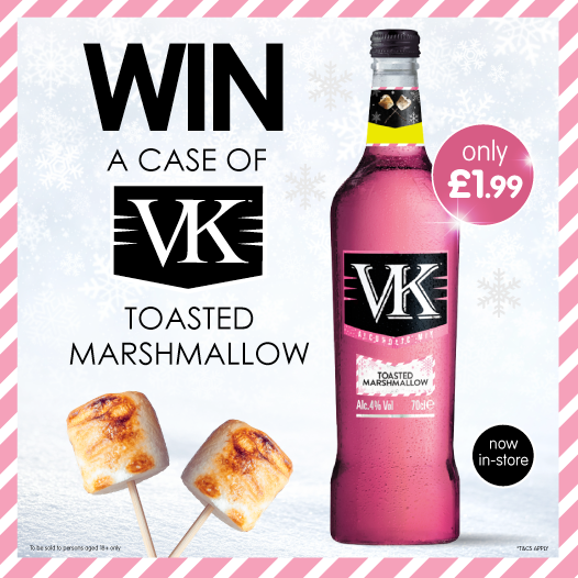 bmstores's tweet photo. 🍹 #COMPETITION TIME 🍹

We've teamed up with @vk_official to giveaway a case of their NEW #ToastedMarshmallow flavour!

For your chance to #WIN, simply FLW/RT &amp; COMMENT "WHEN" the last time you went to B&amp;M was!

Competition ends 9am 5/12/20 https://t.co/uD4bXvl1rQ