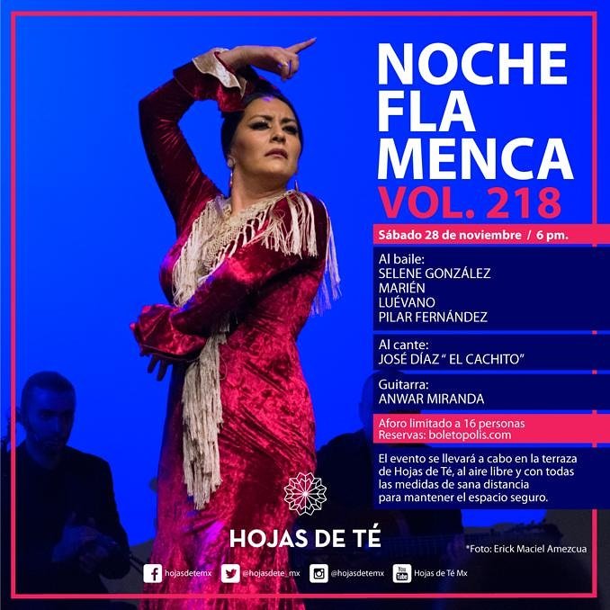 Hoy en Hojas de Tè función Hibrida a través del muro de Hojas de Té. Aún hay lugares precenciales. Terraza al aire libre.6 pm