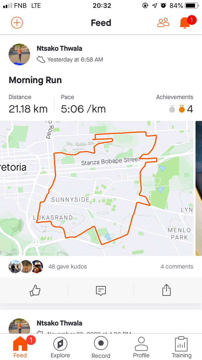 NateThwala's tweet photo. Challenge completed 3 out of 3
Is time to rest
thanks @Ndumie_Mcyong for great challenge
#Run2gether
#Run4change
#21kMovement
#PancreaticCancerAwarenessMonth π π
@TRunnersClub
@SocialRunnersSA
@paint_race
#RunningWithTumiSole https://t.co/0wGkleH6MK