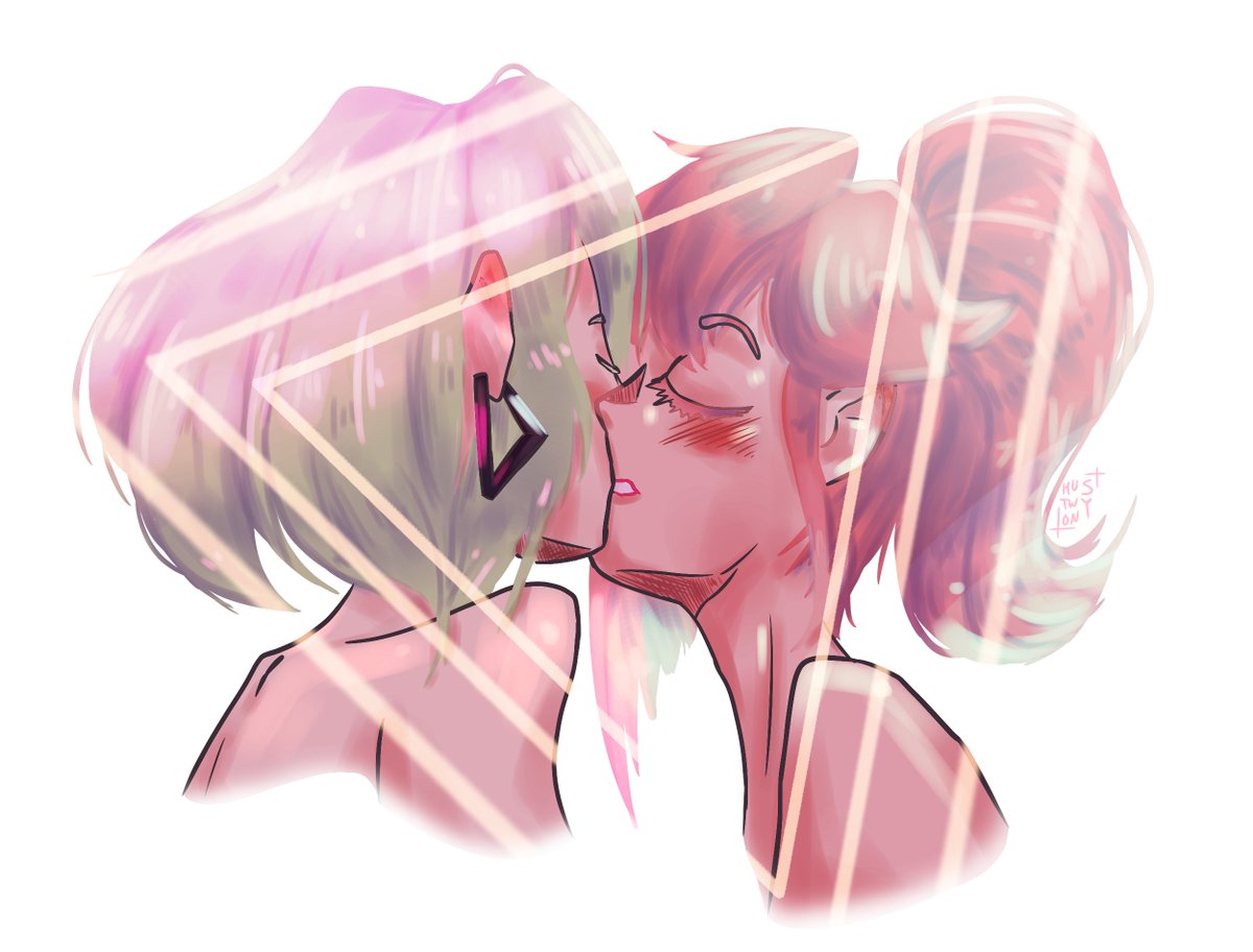 For #kisschallenge in my VK’s blog~~~ Hei, do u know this ship? LioAina~~~ #kiss #promare #lio #lio_fotia #aina #aina_ardebit #Liana #LioAina