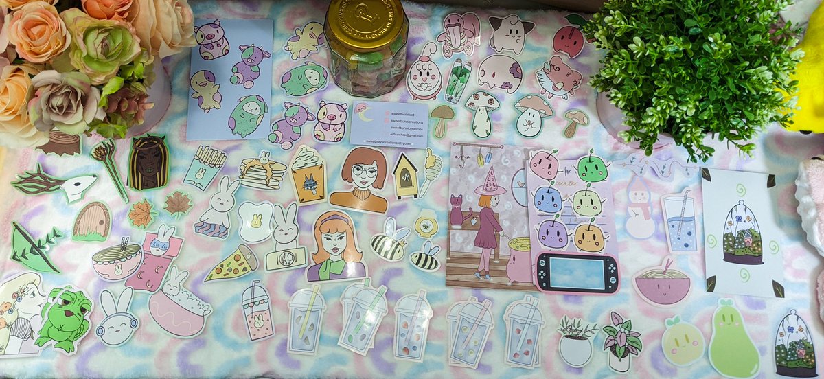  @sweetbunniart my orders came today. So many cute things thank you so much. Everyone please check out this cute shop. 