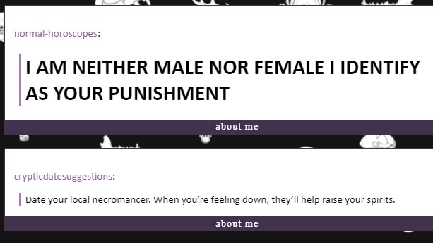 Some gems from my Vell tag on tumblr.