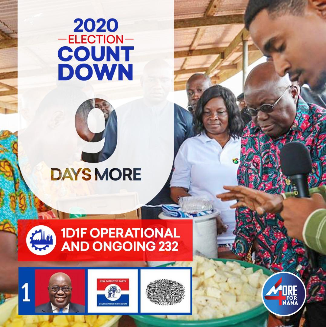 DarkeyMustapha's tweet image. #9DaysToVote 
#RetainAkufoAddo
#VoteNumber1
#4MoreForNana
#TheBattleIsTheLords