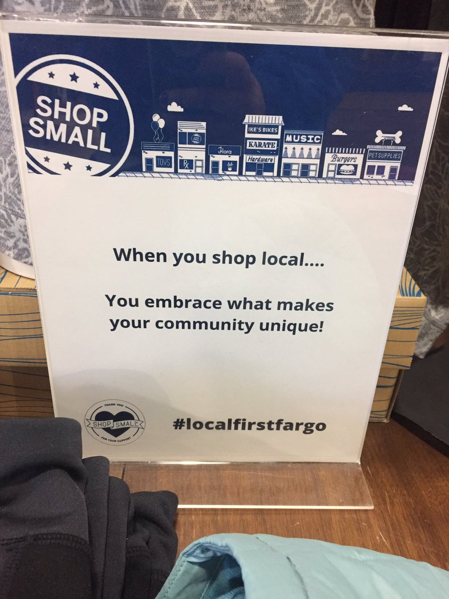 32Kingster's tweet photo. Participated in #shopsmallsaturday for new workout/running shoes. Thanks #beyondrunning #downtownfargo https://t.co/8yg4cKTnNL