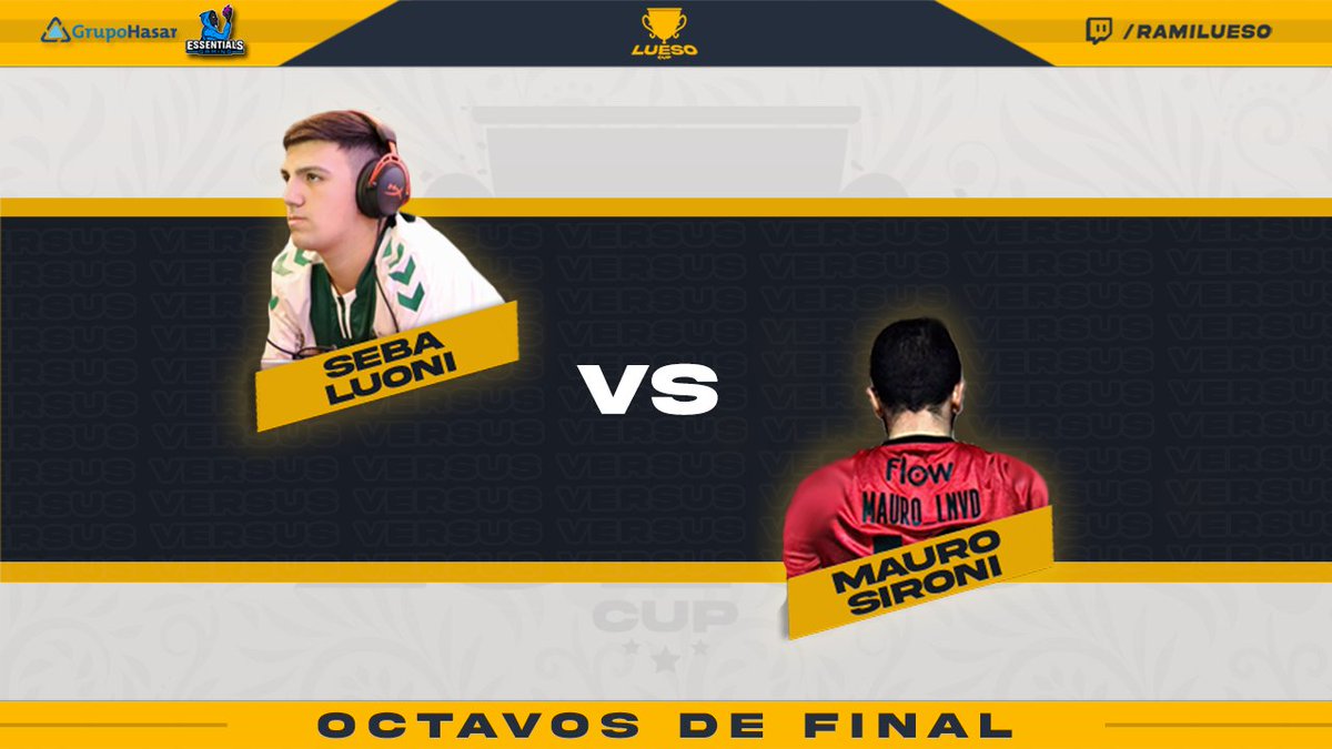 LuesoCup's tweet photo. 🎮 YA SE JUEGA

En instantes comienza el siguiente partido:

⚔️ @SebaLuoni87 vs @Mauro_Lnvd 
🏆 Octavos de final
📺 https://t.co/JoU8xnF1ro https://t.co/cZBJa9zJX1