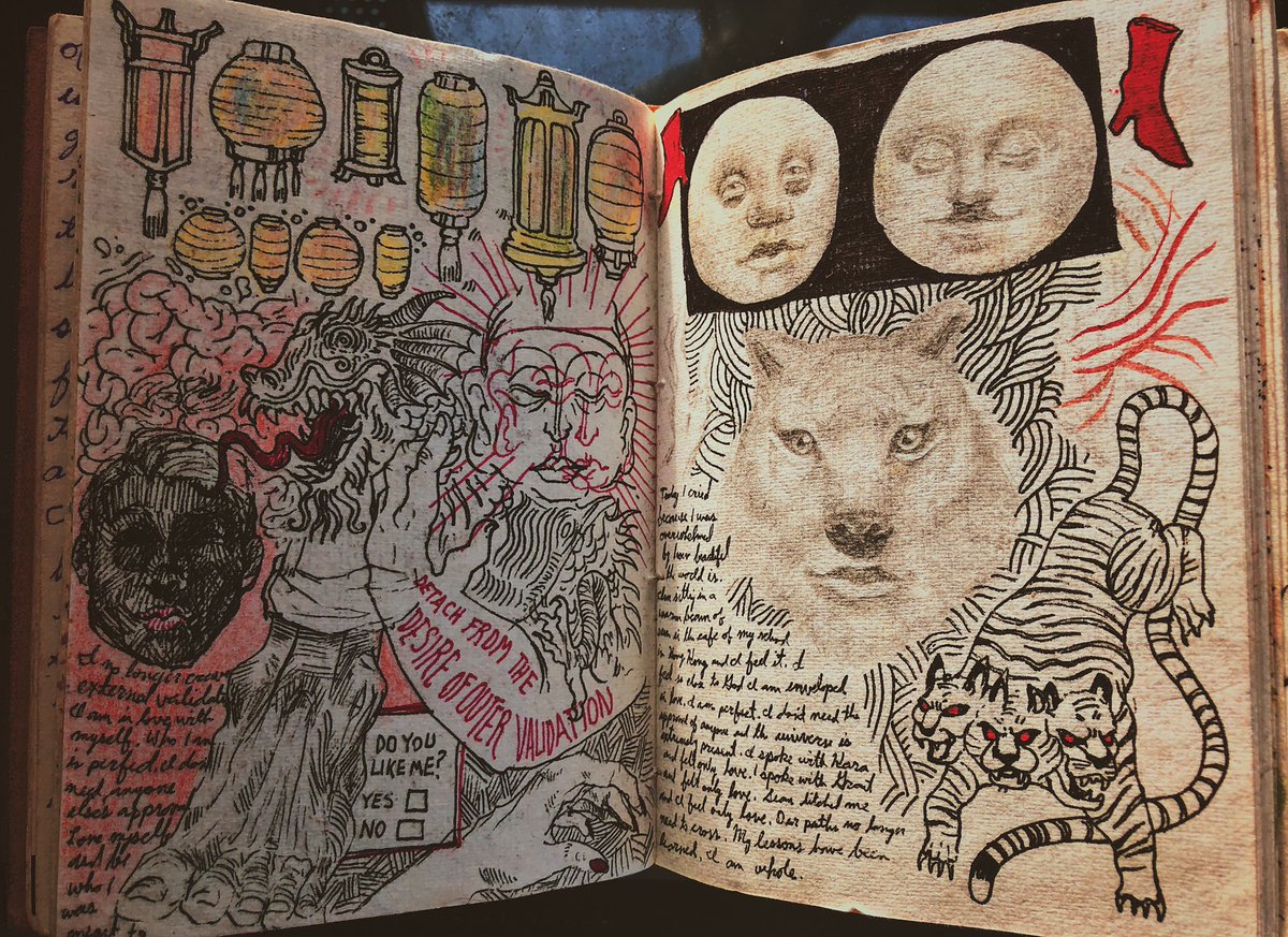 Sketchbook pages from when I lived in Hong Kong! 