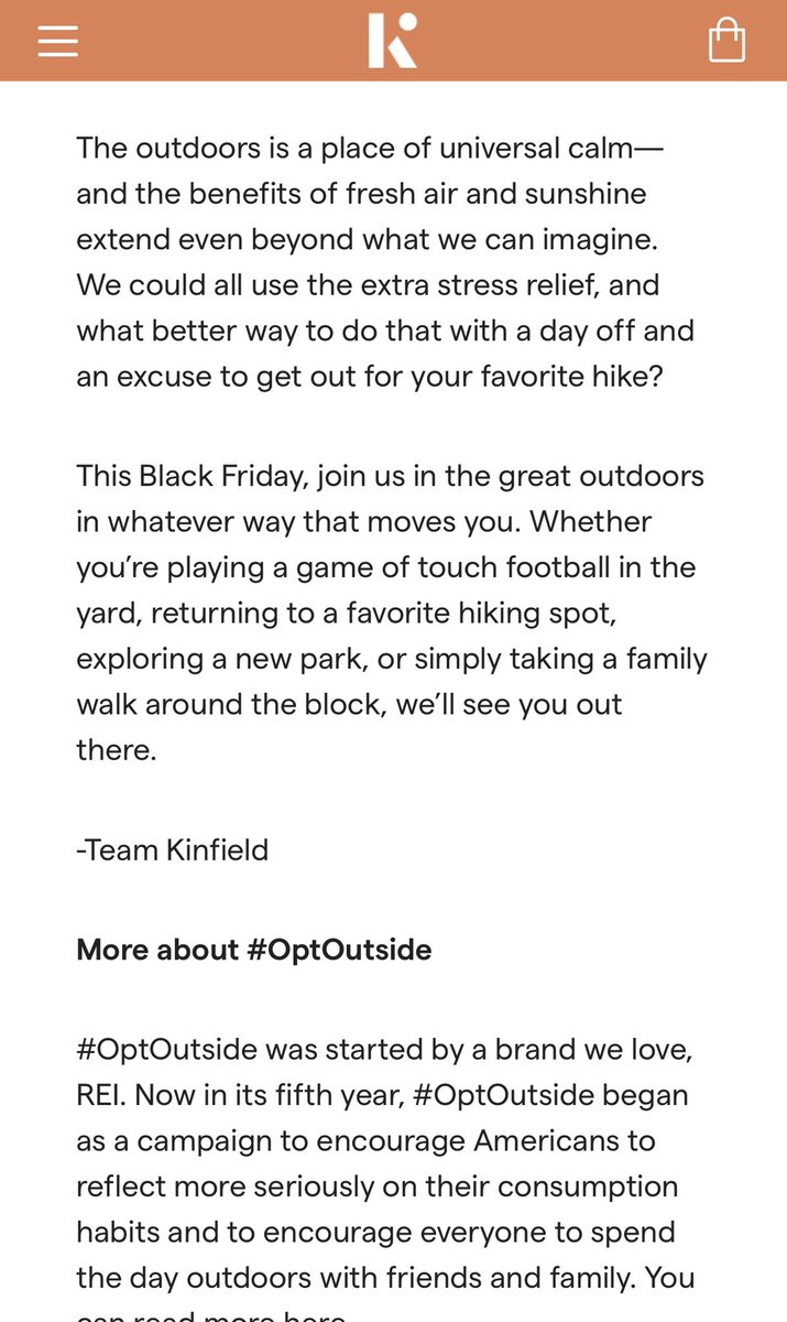 “As a sustainable brand, the mass consumption that deep sales encourage hasn’t always sat well with us. We’d prefer that you buy things as you need them, and invest in quality products that does the job right the first time (hi!)”.I couldn’t appreciate this more 