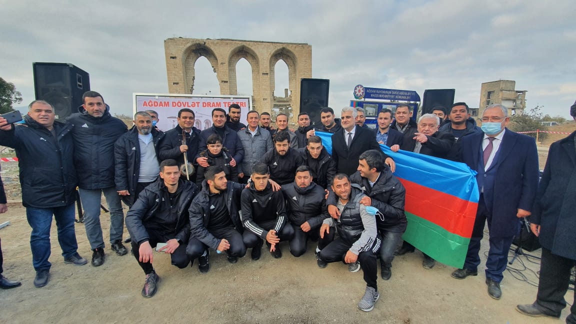 Hikmet Hajiyev (@hikmethajiyev) on Twitter photo Glad to be with Karabakh Football Club team members in deoccupied Ağdam. Karabakh football club was the only one in exile like refugee and IDP. They are now back to their home town. <a href="/FKQarabaghEN/">Qarabağ FK English</a> Glad to be with Karabakh Football Club team members in deoccupied Ağdam. Karabakh football club was the only one in exile like refugee and IDP. They are now back to their home town. <a href="/FKQarabaghEN/">Qarabağ FK English</a>