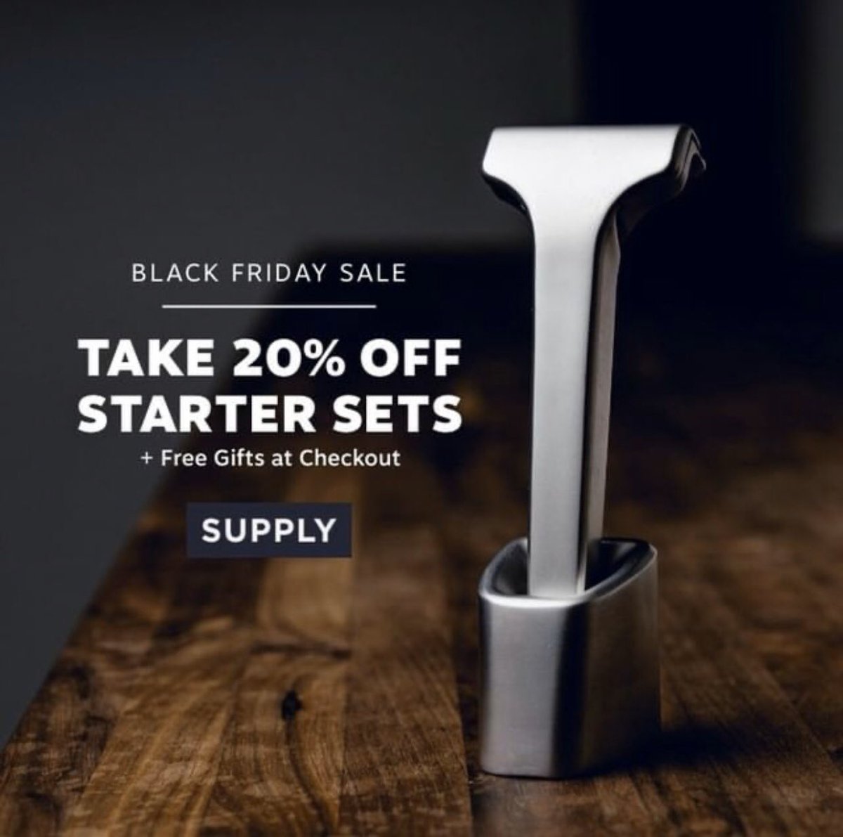 @getsupply is offering 15% off all orders over $50. They also offered, for a limited time, 20% off a Starter set or Ultimate starter set + a free stand + 3 month supply of blades. My husband is a fan!  their scents are AMAZING and their Face Wash is a must-have! 