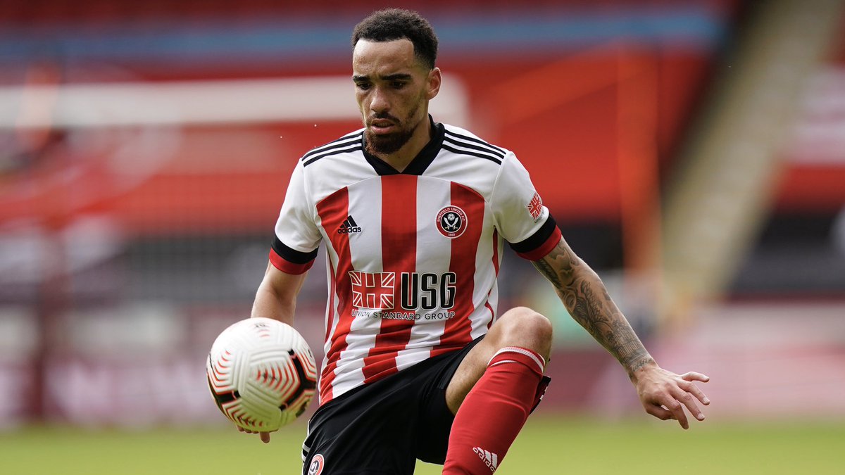 SheffieldUnited's tweet photo. A Sheffield United @premierleague debut for Kean Bryan. 🤝

Best of luck, @keanB07. 👏 https://t.co/4N2TMNhOI8