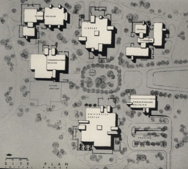 Campus Tour [Thread]Hellmuth Obata & Kassabaum, Southern Illinois UniversityEdwardsville Campus (1963-67) Edwardsville, IL