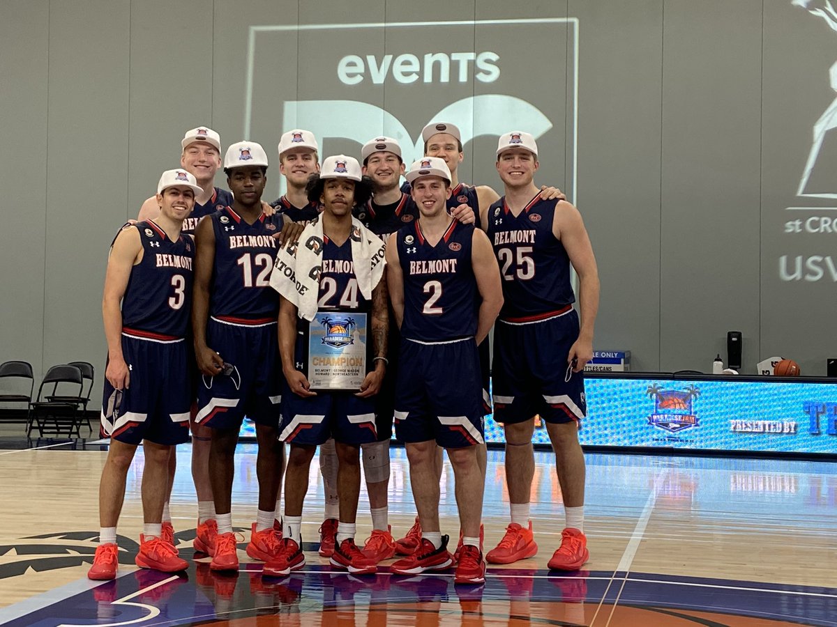 paradisejam's tweet photo. Congratulations to your 2020 DC Paradise Jam champions, 

@BelmontMBB! 

They knocked off Queens 73-61 in a hard-fought championship game. https://t.co/ImrtWuoMLo