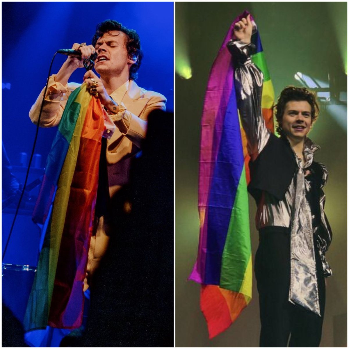 HarOLD's support to LGBTQ effusive AF. beautiful