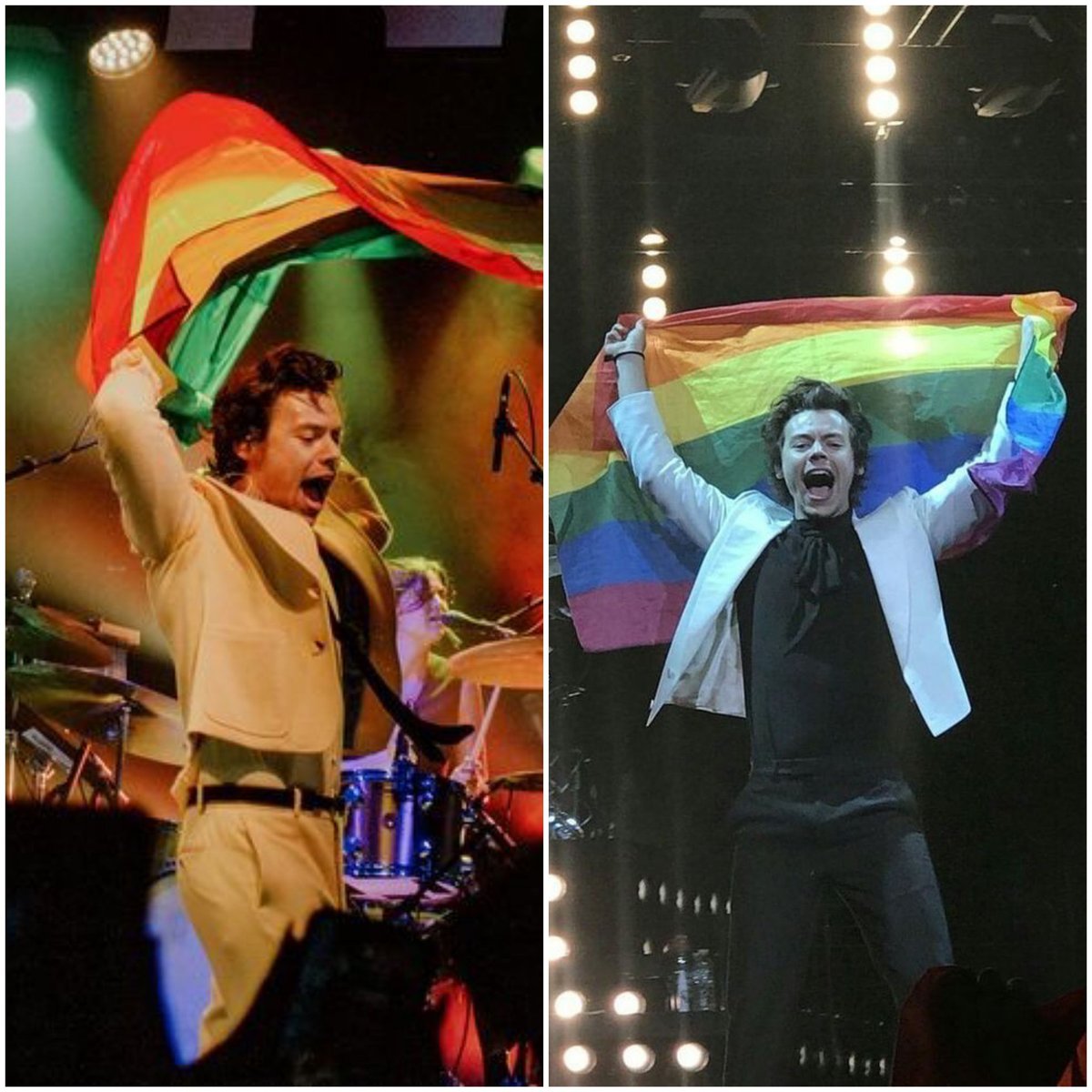 HarOLD's support to LGBTQ effusive AF. beautiful