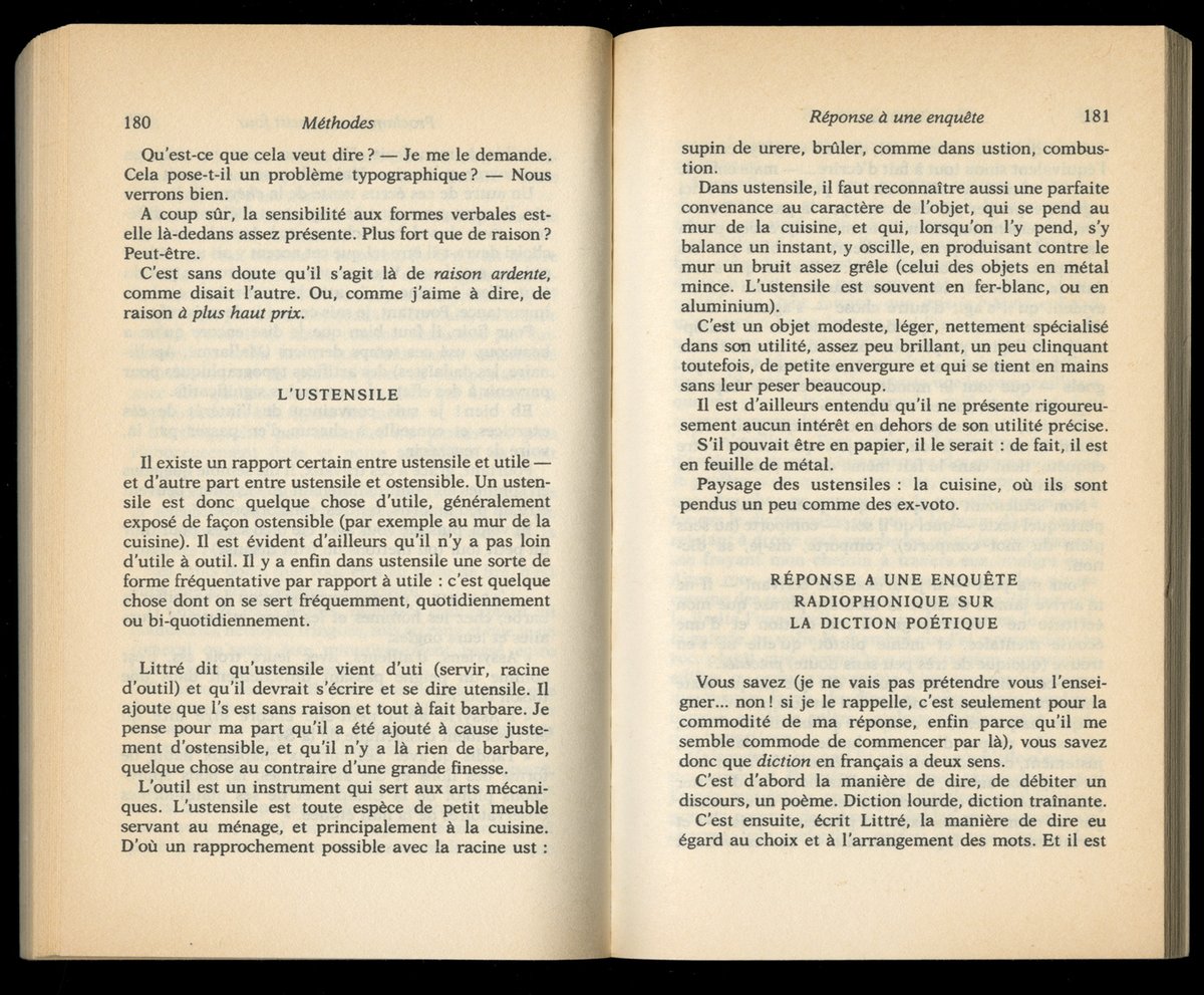 rmfrt's tweet photo. “Practically, the notions of literature and typography now overlap (not at all, obviously, that all typography is literature: but the opposite, yes, it is sure).”
Francis Ponge, «Proclamation et petit four», in Méthodes, Gallimard, 1989
—
#poeticProgram #typographicSystem https://t.co/B2Nwuumnvq