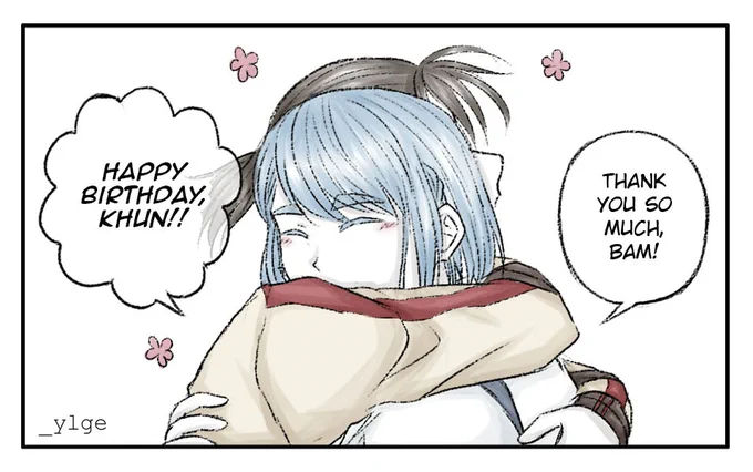 Happy birthday, Khun! ❄️❄️
#khunagueroagnis #the2thbam #TowerOfGod #khunbam
#생일축하해_우리의_푸른_등대지기
#쿤_아게로_아그니스_생일_축하해

Let's pray those two can walk properly tomorrow. 