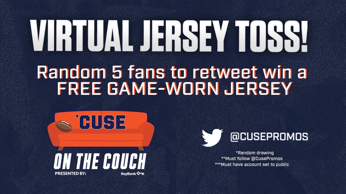 CusePromos's tweet photo. JERSEY TOSS TIME!!!!! 

Retweet this for a chance to win a free game worn jersey! https://t.co/feTlrbUflI