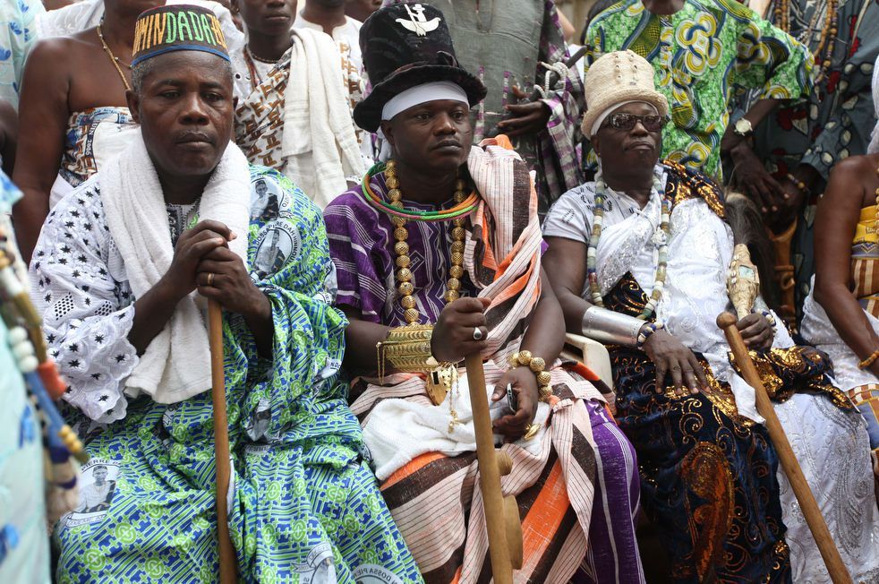 Fon People.The Fon are primarily found in the Republic of Benin. They are renowned for founding the powerful Dahomey Empire, with the all female Mino warriors (Dahomey Amazons). The Fon are also the originators of the Vodun (Voodoo) religion.
