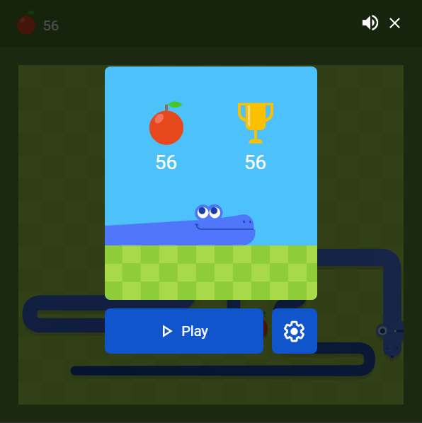 Google's Snake game 