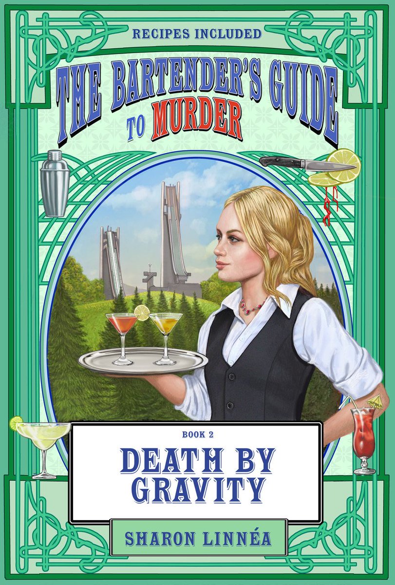 SharonLinnea's tweet photo. Bartender Avalon's next mystery drops this Wednesday, December 2! https://t.co/uLmkgSWRu0