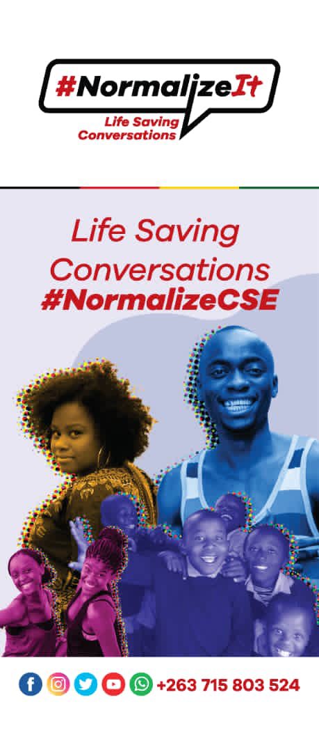 dotyouthzim's tweet image. 1/2 Yesterday Right Here, Right Now Zimbabwe
 launched #NormalizeIt media campaign on Comprehensive Sexuality Education. The campaign is running with the theme: Normalizing life saving conversations. It will be running on all social media platforms 
#NormalizeIt
#CSE
@MyAgeZim