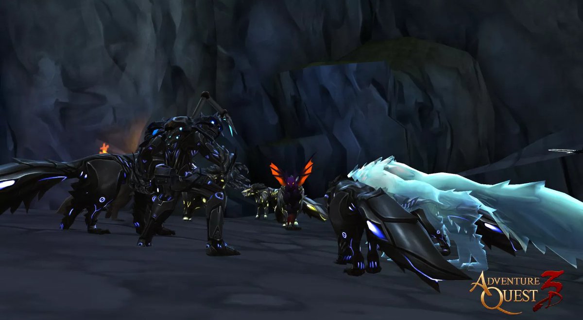 DarkfallAQ3D's tweet photo. Our first official guild meet up as a Darkfall family dripped in Black Friday/Cyber Monday gear! 🐺🐺 #AQ3D https://t.co/TjON8UF8ek