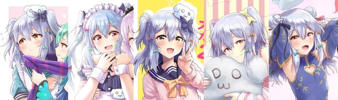 犬山たまきくん全バージョン描いた完成
Done all version of Tamaki dress, Now on if I have time to draw Tamaki Kun, probably will focus on Rushitama, I just love this couple so much. 
