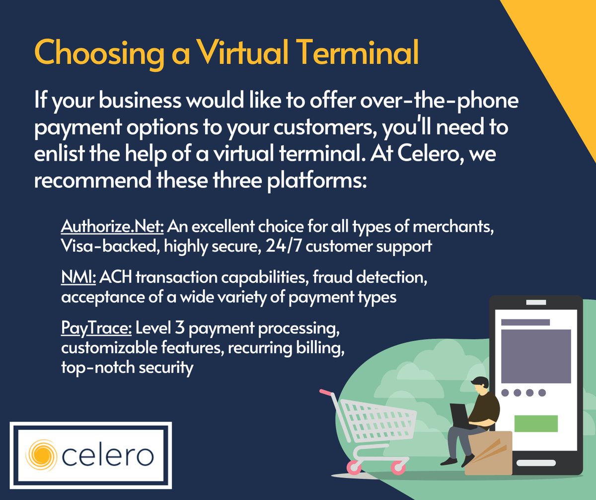celerocommerce's tweet image. #VirtualTerminals #OnlineShopping #ContactlessPayments #PaymentSolutions #PaymentProcessing